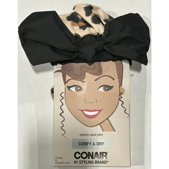 Conair Shower Cap with Bow (Pack of 2)