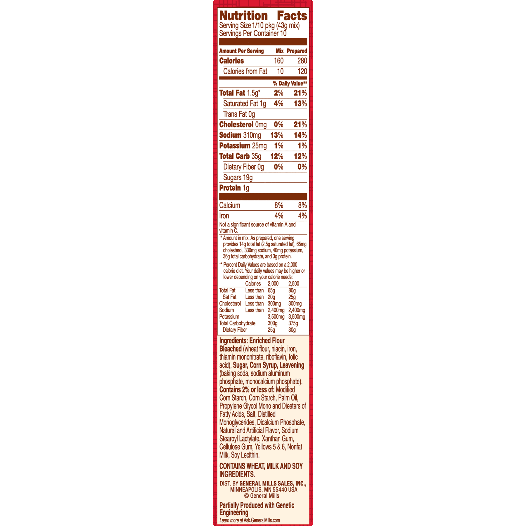 Betty Crocker Super Moist Yellow Cake Mix, 15.25 oz