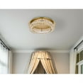 thumbnail image 2 of Monroe 22 inch LED single flush mount in gold, 2 of 5