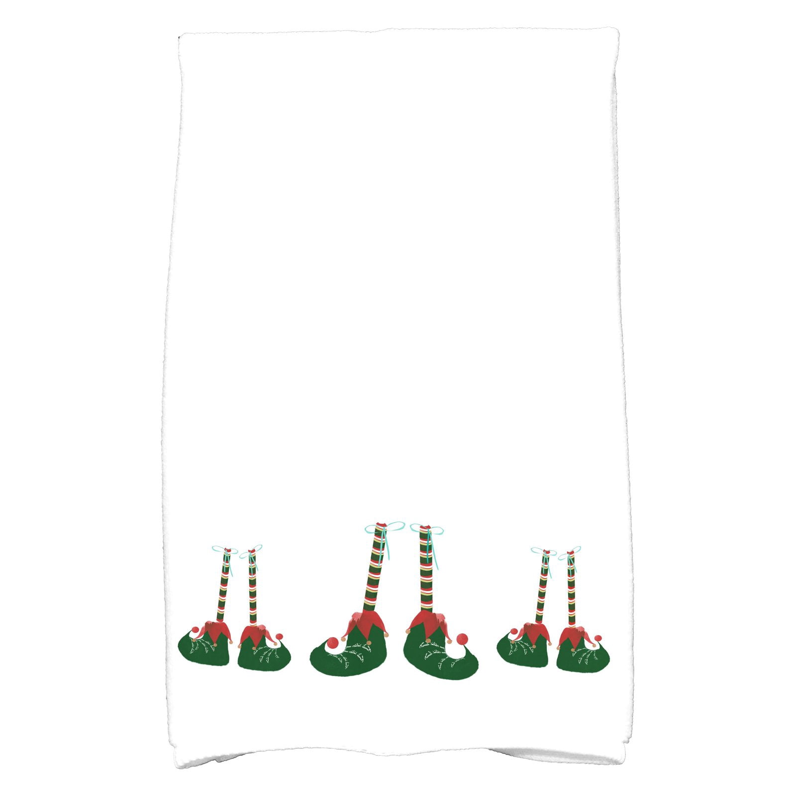Simply Daisy 18" x 30" Elfin Magic Holiday Geometric Print Kitchen Towel