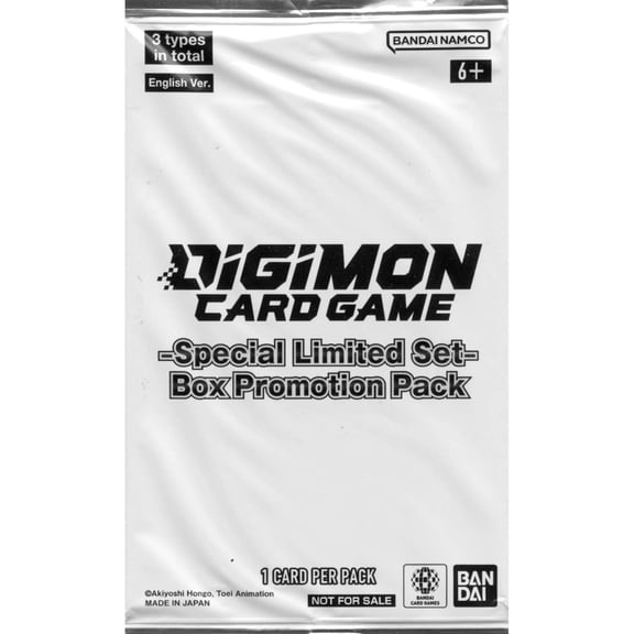 Digimon Trading Card Game Special Limited Set Box Promotion Pack [1 Card]