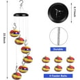 thumbnail image 6 of Charming Wind Chimes Hummingbird feeders for Outdoors Hanging ant and bee Proof,Never Leak,Perfect Garden Decor for Outside, 6 of 6