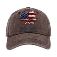 thumbnail image 3 of US 250th Anniversary Celebration Casual Hat Adjustable 1776-2026 Patriotic Cap for Men Women,Coffee, 3 of 5