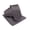 Charcoal, variant on Solid Satin Necktie & Pocket Square
