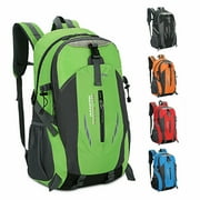 Paddsun Unisex Travel Nylon Backpack Laptop Bag Hiking Rucksack Office Backpack (Black)