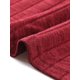 thumbnail image 5 of Vestidos de Manga Larga para Mujer INSPIRE CHIC, Vestido Suelto de Cuello Redondo, Corte A-Line, hasta la Rodilla con Bolsillos, XL Rojo Vino, 5 of 6