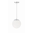 thumbnail image 4 of 56891-CH-WG Craftmade Lighting Gaze - 1 Light Pendant In Contemporary Style-10.88 Inches Tall and 10 Inches Wide-Chrome Finish-Frost White Glass Color, 4 of 5