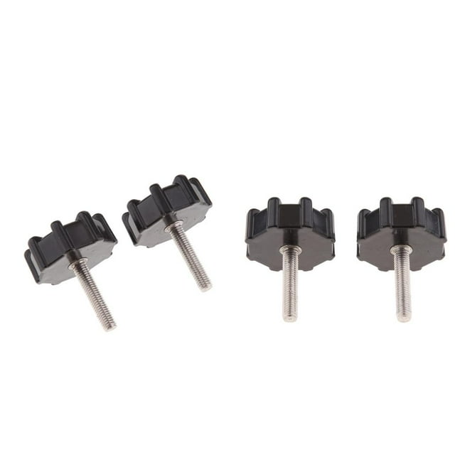 4x Motores De Barra De La Motocicleta Extremos Del Manillar Empuñaduras Perno Perno - Reemplazo Para DAX 50 70 CT70 ST50 ST70 M - Negro shamjiam Perilla del manillar de la motocicleta