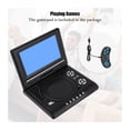 thumbnail image 2 of 7 Inch Portable DVD Player - Swivel Screen Rechargeable Car DVD Player with TV & Gamepad, 2 of 7