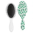 thumbnail image 2 of Southwestern Succulent Hair Brush, Retro Desert Succulent Detangler Paddle Brush with Cute Kawaii Minimalist Botanical Cactus Design, Soft Bristle Hairbrush for Wet & Dry Hair, 2 of 6