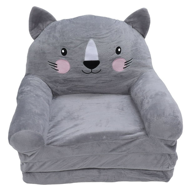 Sofá para bebé BuyWeek Silla para niños pequeños Gris de dibujos animados