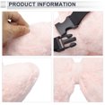 thumbnail image 3 of Unique Bargains Car Headrest Pillow Ergonomic Comfortable Neck Support Pillow Car Seat Headrest Plush Memory Foam Adjustable Width Pink 2 Pc for Driving Travel, 3 of 7