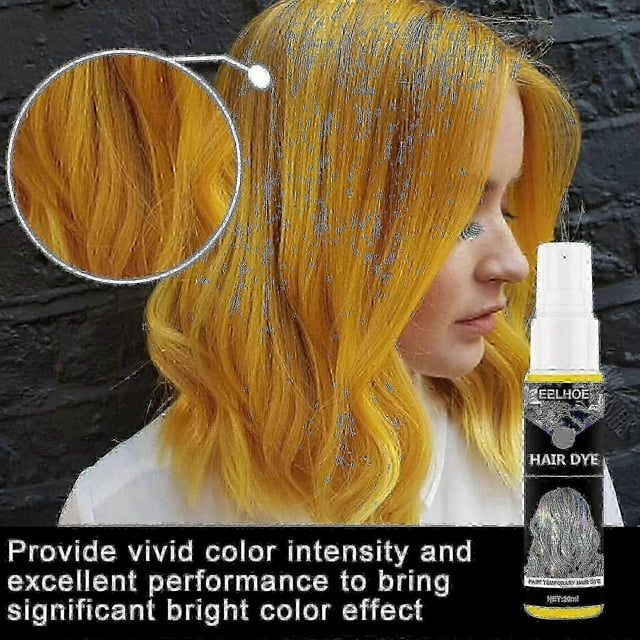 Disposable Mini Hair Color Spray Blue -
