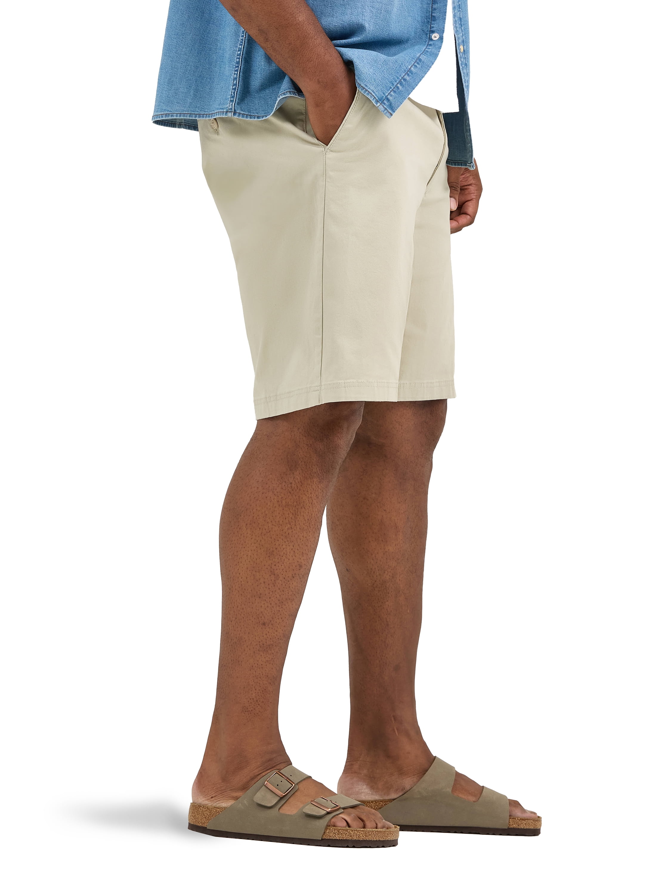 Lee Big Men's Extreme Comfort 10" Flat Front Short, Sizes 42-54