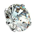 thumbnail image 2 of Luxe Modz Dermal anchor Clear Round CZ Top Prong Setting with base Surgical Steel Piercing Jewelry for Men Women Sold Individually, 2 of 5