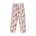 thumbnail image 4 of Goofa Lilies Flowers Printed Soft Pajama Pants for Men, Wide Leg Comfy Casual Lounge Yoga Pants-X-Large, 4 of 9