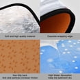 thumbnail image 2 of 2-Piece Kitchen Rugs Set Non-Slip Mats Carpet Floor for Kitchen, Bathroom (19.7"x27.6" & 19.7"x47.2") Snowy Winter Landscape, 2 of 7