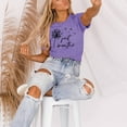 thumbnail image 2 of XCHQRTI Dandelion Tshirt Women Graphic Tees Casual Short Sleeve Christian Shirts, 2 of 5