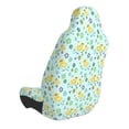 thumbnail image 2 of Wukai Duck Cartoon Full Set Car Seat Covers with Soft Padding Universal Auto Front Seats Protector and Cushion Mat, 2 of 5