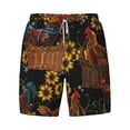 thumbnail image 4 of Lsque Mens Swim Trunks Embroidery Chicken Rooster Pattern - Bathing Suit Compression Liner - Beach Swim Shorts Swimwear - (S-3XL) - Stretch Quick Dry -X-Large, 4 of 9