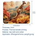 thumbnail image 5 of Kangaroo Non-Slip Rubber Bottom Printed Gaming Mouse Pad Mouse Mat - Square 8.3x9.8 Inch, Suitable for Office and Gaming., 5 of 6