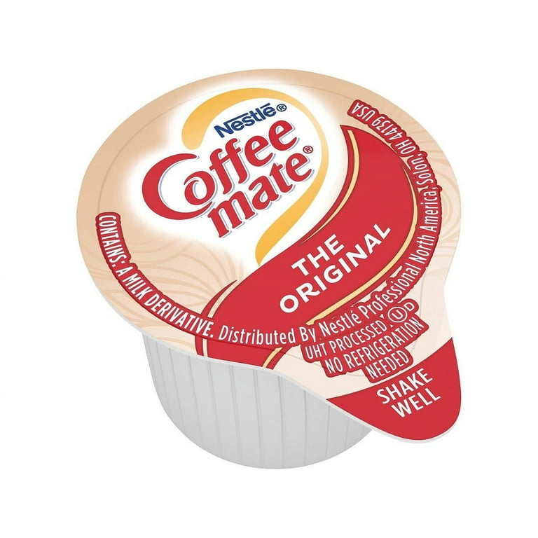 Coffee-Mate Original Non-Dairy Liquid Creamer Singles, 180 Ct