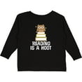 thumbnail image 3 of Inktastic Reading Is A Hoot Librarian Gift Girls Long Sleeve Toddler T-Shirt, 3 of 5