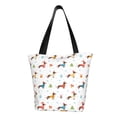 thumbnail image 1 of Balery winter Snowflake Dachshund Bolsa de Hombro con Diseño, Bolsa Grande y Duradera, Bolsa Versátil para Compras, 1 of 6