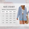 thumbnail image 2 of TEMOFON Womens Cardigan Sweaters Long Sleeve V Neck Waffle Tops Knit Lightweight Shirts for Women with Pockets Blue S, 2 of 7