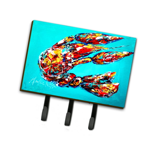 Carolines Treasures MW1161TH68 Lucy the Crawfish in blue Leash or Key Holder Triple multicolor