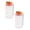 2Pack Orange, variant on 2Pcs Clearance Sale! 350Ml Single Layer Plastic Cup Protein Powder Shaker Cup Milkshake Cup Sports Fitness Water Cup Glass&Bottle Practical Home Decor