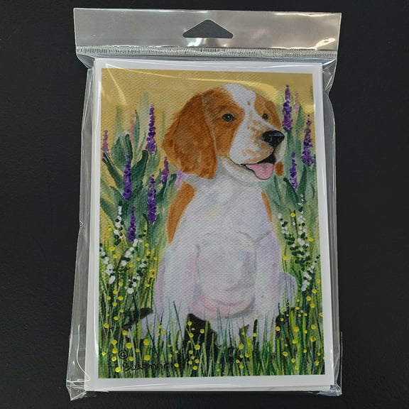 Welsh Springer Spaniel Greeting Cards and Envelopes Pack of 8