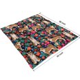 thumbnail image 2 of Shiba Inu Dog and Flower Floral Blanket,Comfortable Soft Flannel Throw Blanket,All Season,Warm Lightweight Blankets for Sofa Bed Couch Living Room Chair,50"x60"(130x150cm), 2 of 4