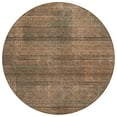 thumbnail image 2 of Addison Rugs Chantille Indoor/Outdoor Transitional Stripes Paprika Washable Round Rug, 8' x 8', 2 of 6