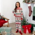 thumbnail image 6 of PatPat Toddler Christmas Pajamas One Piece Long Sleeve Long Sleeve Gingerbread Flame Resistant Sleepwear Loungewear Girls Pajamas Boys PJs with Christmas Socks 4-5 Years, 6 of 14