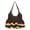 Coffee, variant on Aellinatey Spacious Knit Shopper Bag Large Handbag Perfect For Travel And Shopping