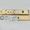 thumbnail image 5 of Shower Panel Tower With Rainfall Waterfall Massage Jets LED Shower System Brushed Gold, 5 of 5