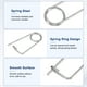 thumbnail image 2 of Uxcell 8-Pack Pin de Seguridad de Pasador en Forma de Broche, Pines de Acero Inoxidable M2x29, Sujetadores de Broche de Bloqueo Rápido, Clips Retenedores Pesados, 2 of 7