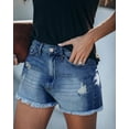 thumbnail image 3 of ONLYSHE High Waisted Casual Denim Shorts for Women, 3 of 6