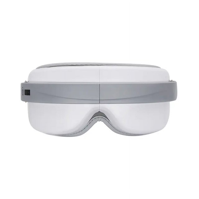 Masajeadores de ojos con compresión de calor, masajeador calentado, amasado recargable para migraña, máscara de ojos eléctrica alivia los dolores de cabeza, tensión ocular, ojo seco, mejora