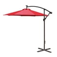 thumbnail image 1 of Jeco OF-UB112 10 ft. Offset Solar Umbrella, Red, 1 of 1