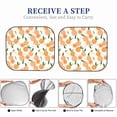 thumbnail image 5 of Picia Peaches 2 Piece Car Windshield Sun Shade Foldable | Foldable Sun Shield for Front Window Blocks UV Rays and Keeps Your Vehicle Cool-Large, 5 of 7