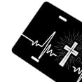 thumbnail image 3 of Yehwow Religious Faith God Jesus Metal Car Plate Aluminum License Plate, 3 of 6