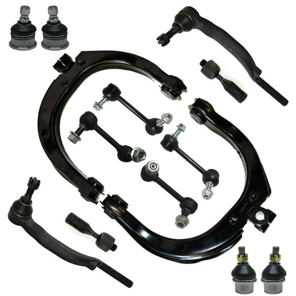 14 Piece Kit Control Arms Ball Joints Tie Rod Ends Front & Rear Sway Bar End Links Fits select: 2004-2007 CHEVROLET TRAILBLAZER, 2004-2007 GMC ENVOY