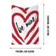 thumbnail image 1 of Manta de franela para San Valentín, manta para novia, manta para sofá de dormitorio, lavable, 1 of 5