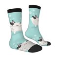 thumbnail image 2 of Goofa French Bulldog Taking a Bath Printed Men's Crew Socks, Soft Durable Breathable Moisture-Wicking with Odor Control Cotton socks, 2 of 9