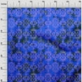 thumbnail image 2 of oneOone Velvet Royal Blue Fabric Batik Sewing Craft Projects Fabric Prints By Yard 58 Inch Wide, 2 of 5