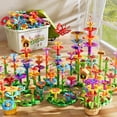 thumbnail image 1 of Juguetes de construcción de jardines de flores TEMI 224 unidades para niñas de 3 a 6 años, 1 of 8