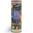 thumbnail image 2 of eeBoo Piece & Love: Double-Sided Colored Pencils -Alchemist’s Cabinet - 25pc, 50 Colors, Foil Design, Illustrated Storage Tube, Artist-Quality, Adults, 2 of 8