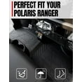 thumbnail image 4 of A & UTV PRO Front Floor Mats for Ranger SP 570, UTV Front Row Floor Liners TPE Material All Weather Protection Slush Mats for Polaris Ranger Crew SP 570 2022-2024 Accessories Replace #2889186, 4 of 8